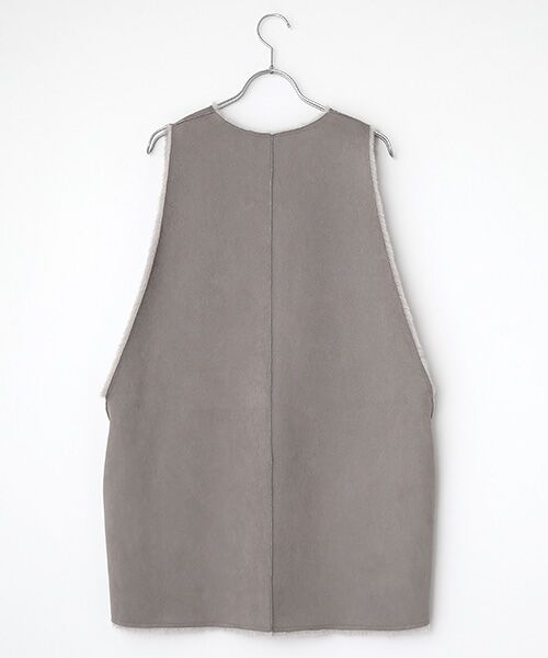 VERSEAU / ヴェルソー ベスト | エコラクーンファーショートジレ | 詳細10