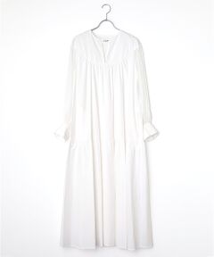 VERSEAU / ヴェルソー ロング・マキシ丈ワンピース | オーガニックコットン・ティアードワンピース