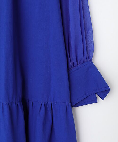 VERSEAU / ヴェルソー ロング・マキシ丈ワンピース | オーガニックコットン・ティアードワンピース | 詳細4