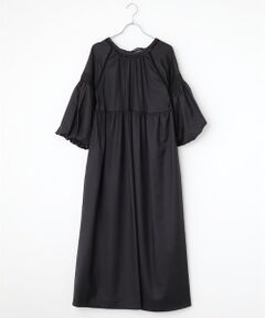 VERSEAU / ヴェルソー ロング・マキシ丈ワンピース | ランタンスリーブ・ティアードワンピース