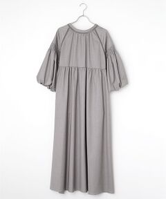 VERSEAU / ヴェルソー ロング・マキシ丈ワンピース | ランタンスリーブ・ティアードワンピース