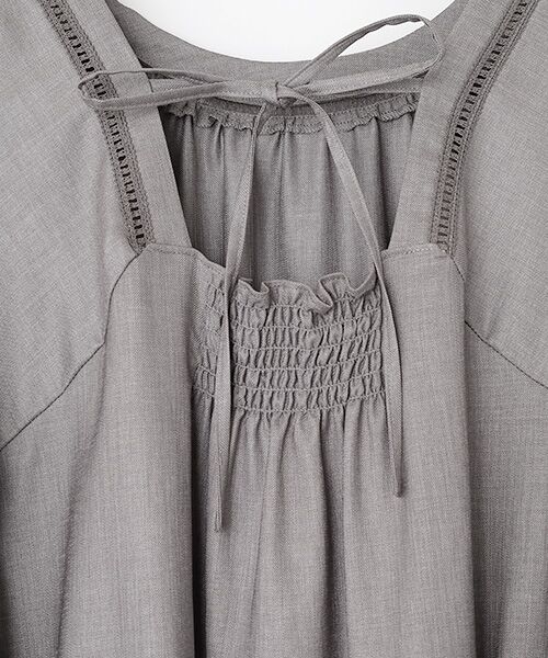 VERSEAU / ヴェルソー ロング・マキシ丈ワンピース | ランタンスリーブ・ティアードワンピース | 詳細7