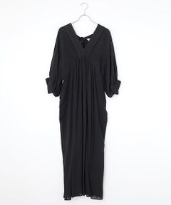 VERSEAU / ヴェルソー ロング・マキシ丈ワンピース | ドルマンスリーブ・ピンタックワンピース