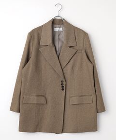VERSEAU / ヴェルソー テーラードジャケット | メランジカルゼテーラードジャケット(チェーンなし)