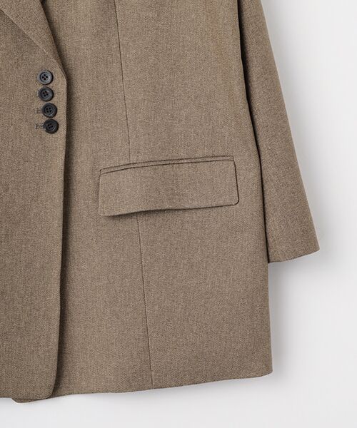 VERSEAU / ヴェルソー テーラードジャケット | メランジカルゼテーラードジャケット(チェーンなし) | 詳細3