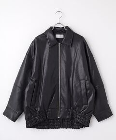 VERSEAU / ヴェルソー レザーブルゾン・ジャケット | バックラインボリュームブルゾン