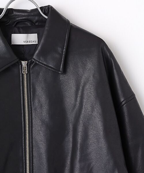 VERSEAU / ヴェルソー レザーブルゾン・ジャケット | バックラインボリュームブルゾン | 詳細2