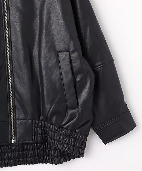 VERSEAU / ヴェルソー レザーブルゾン・ジャケット | バックラインボリュームブルゾン | 詳細3