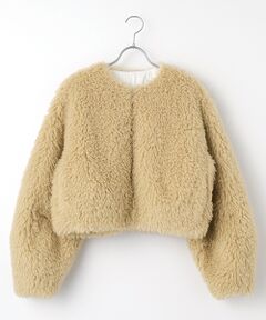 VERSEAU / ヴェルソー その他アウター | チベットラムリバーシブルブルゾン