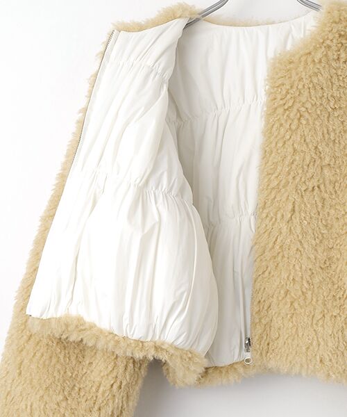 VERSEAU / ヴェルソー その他アウター | チベットラムリバーシブルブルゾン | 詳細5