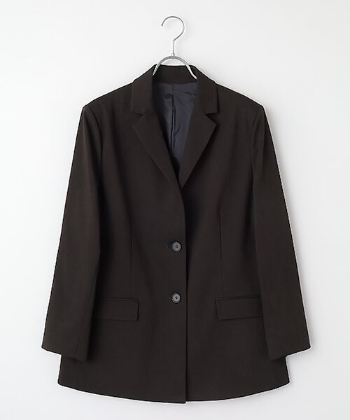 VERSEAU / ヴェルソー テーラードジャケット | 2WAY 肩掛けテーラードジャケット（ブラック）