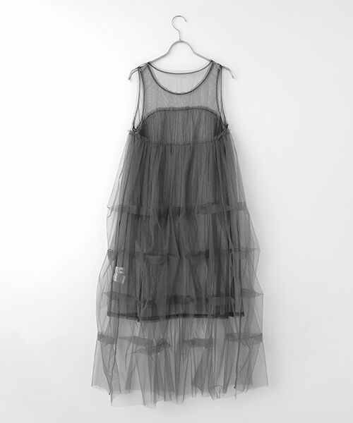 VERSEAU / ヴェルソー ロング・マキシ丈ワンピース | ソフトチュールバブルドレス | 詳細2
