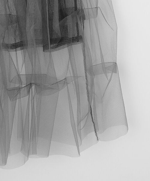 VERSEAU / ヴェルソー ロング・マキシ丈ワンピース | ソフトチュールバブルドレス | 詳細5