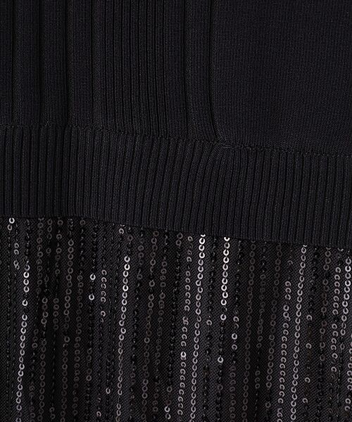 VERSEAU / ヴェルソー ミニ丈・ひざ丈ワンピース | ニットコンビ・スパンコールドレス | 詳細5