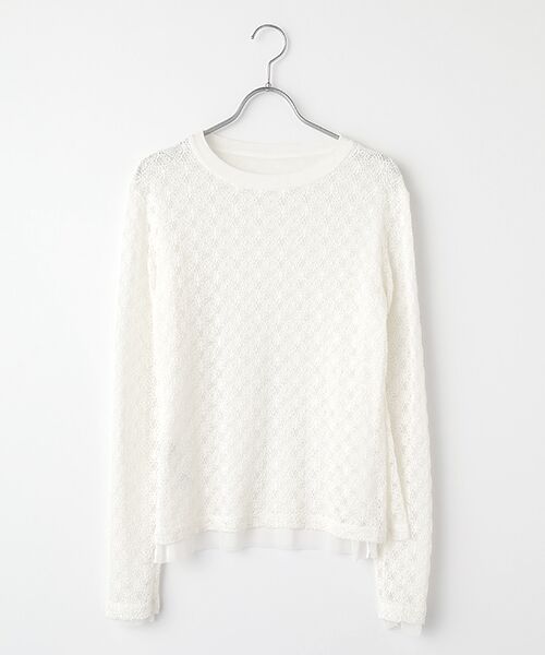 VERSEAU / ヴェルソー カットソー | デュアルフェイス シアートップ | 詳細1