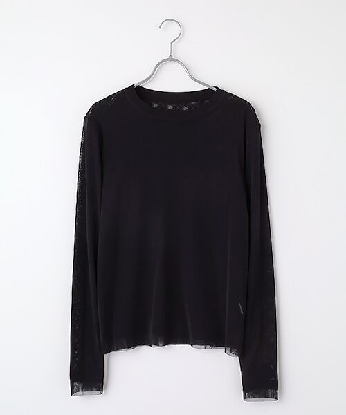 VERSEAU/ヴェルソー デュアルフェイス シアートップ ブラック フリー VERSEAU/ヴェルソー デュアルフェイス シアートップ ブラック フリー