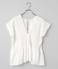 VERSEAU / ヴェルソー シャツ・ブラウス | 2WAYコードピンタックBL