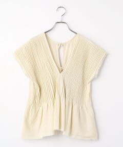 VERSEAU / ヴェルソー シャツ・ブラウス | 2WAYコードピンタックBL