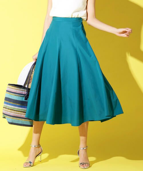 セール】 ≪大きいサイズ≫【洗濯機OK】ドラマティックカラーフレアスカート （スカート）｜Viaggio Blu(大きいサイズ) ビアッジョブルー (おおきいサイズ) ファッション通販 タカシマヤファッションスクエア