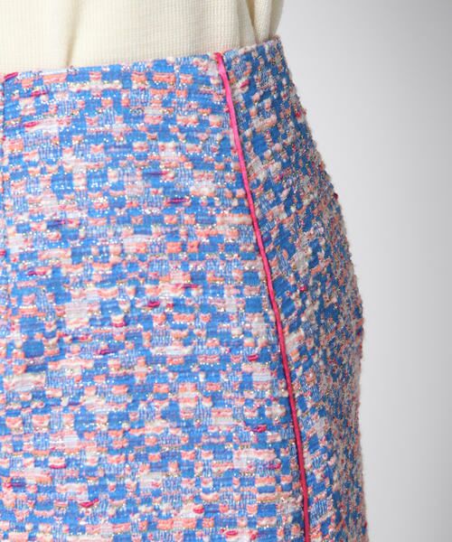 Viaggio Blu / ビアッジョブルー スカート | ～DUTEL～ ピンクツイード台形ミニスカート | 詳細3