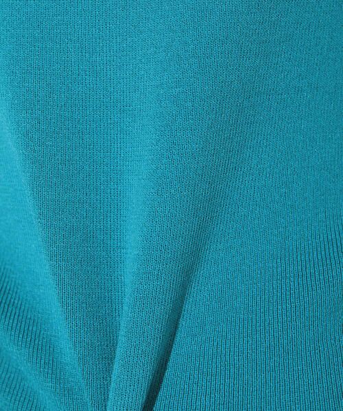Viaggio Blu / ビアッジョブルー ニット・セーター | 襟ぐりスカラップ半袖ニット | 詳細8