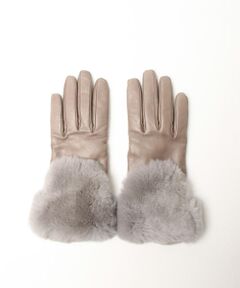 ～Correale Gloves～ ラビットファーレザーグローブ