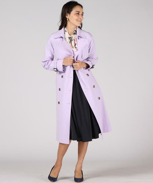 セール ステッチトレンチコート アウター Viaggio Blu ビアッジョブルー ファッション通販 タカシマヤファッションスクエア