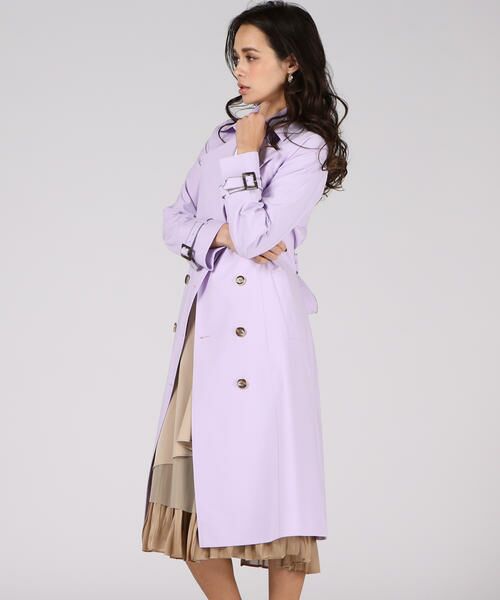 セール ステッチトレンチコート アウター Viaggio Blu ビアッジョブルー ファッション通販 タカシマヤファッションスクエア