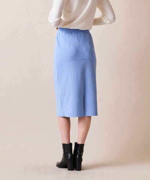 Viaggio Blu / ビアッジョブルー スカート | 14G総針ボタン使いタイトスカート≪SET UP対応≫ | 詳細6
