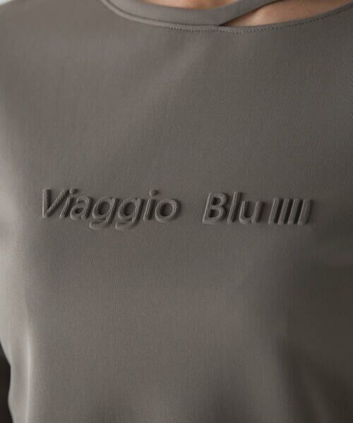 Viaggio Blu / ビアッジョブルー カットソー | Fanction Easy PontiエンボスロゴT≪洗濯機で洗える≫ | 詳細10