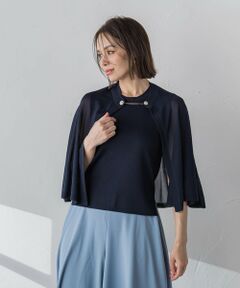 Viaggio Blu / ビアッジョブルー ニット・セーター | LUCINDAケープアンサンブル≪手洗い可能≫