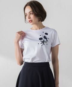 マリン刺繍Tシャツ≪洗濯機で洗える≫