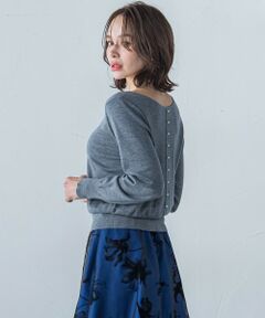 Viaggio Blu / ビアッジョブルー ニット・セーター | 前後2wayパールニット≪手洗い可能≫