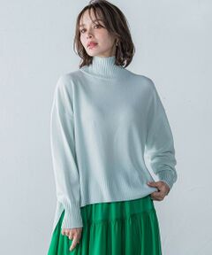 【WEB限定カラーあり】ウールカシミヤハイネックプルオーバー≪手洗い可能≫