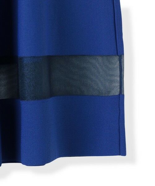 Viaggio Blu / ビアッジョブルー ミニ・ひざ丈スカート | 【WEB限定&一部店舗】裾シアーニットスカート≪手洗い可能≫ | 詳細18