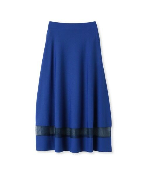 Viaggio Blu / ビアッジョブルー ミニ・ひざ丈スカート | 【WEB限定&一部店舗】裾シアーニットスカート≪手洗い可能≫ | 詳細20