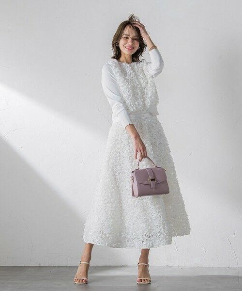 Viaggio Blu ビアッジョブルー フラワーチュールスカート ビアッジョブルー Viaggio Blu フラワーチュールスカート
