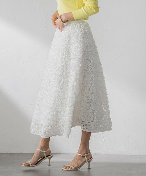 Viaggio Blu / ビアッジョブルー ミニ・ひざ丈スカート | フラワーチュールスカート | 詳細8