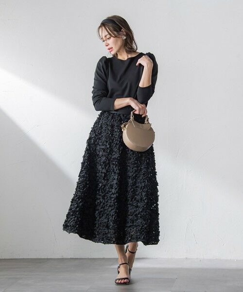 Viaggio Blu / ビアッジョブルー ミニ・ひざ丈スカート | フラワーチュールスカート | 詳細17