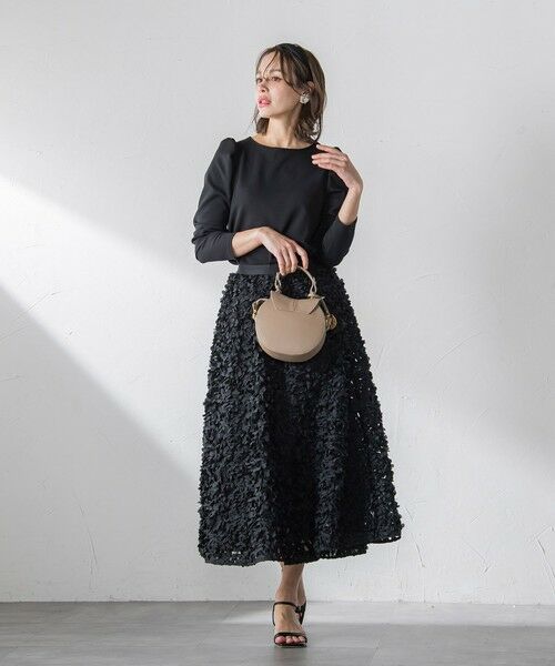 Viaggio Blu / ビアッジョブルー ミニ・ひざ丈スカート | フラワーチュールスカート | 詳細18