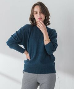 Viaggio Blu / ビアッジョブルー ニット・セーター | ラメVネックプルオーバー≪手洗い可能≫