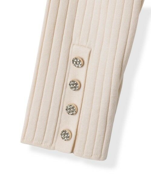 Viaggio Blu / ビアッジョブルー ニット・セーター | ワイドリブ袖ビジュープルオーバー≪手洗い可能≫ | 詳細8