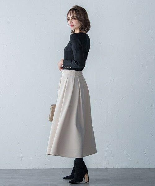 Viaggio Blu / ビアッジョブルー ニット・セーター | ワイドリブ袖ビジュープルオーバー≪手洗い可能≫ | 詳細13