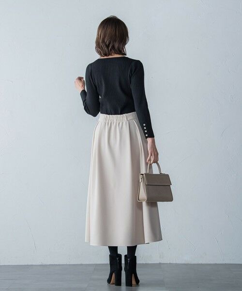 Viaggio Blu / ビアッジョブルー ニット・セーター | ワイドリブ袖ビジュープルオーバー≪手洗い可能≫ | 詳細14