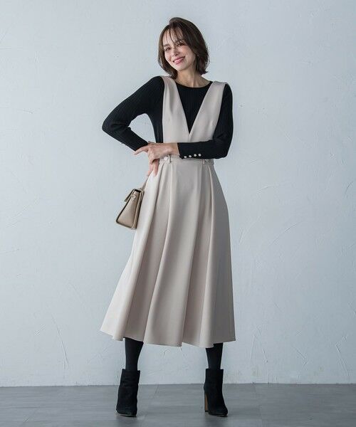 Viaggio Blu / ビアッジョブルー ニット・セーター | ワイドリブ袖ビジュープルオーバー≪手洗い可能≫ | 詳細17