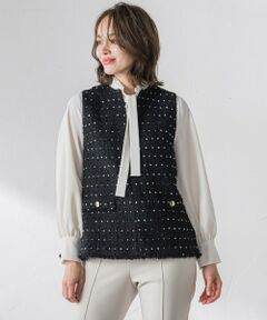 Viaggio Blu / ビアッジョブルー シャツ・ブラウス | ドットツイードジレ