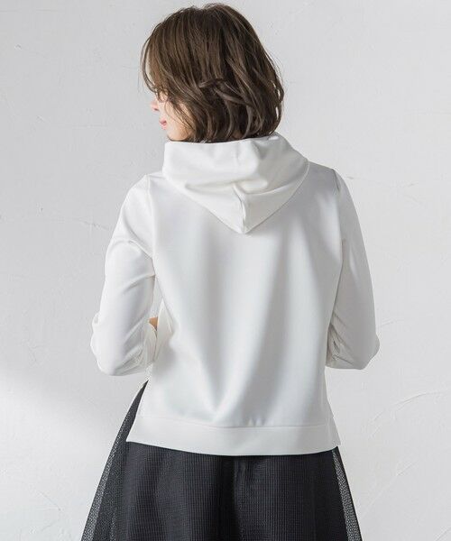 Viaggio Blu / ビアッジョブルー カットソー | ミモザプリントダンボールパーカー≪洗濯機で洗える≫ | 詳細3