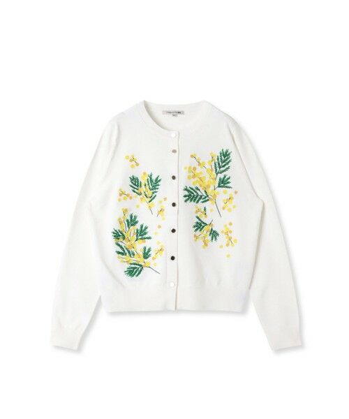 Viaggio Blu / ビアッジョブルー カーディガン・ボレロ | ミモザ刺繍カーディガン≪手洗い可能≫ | 詳細13