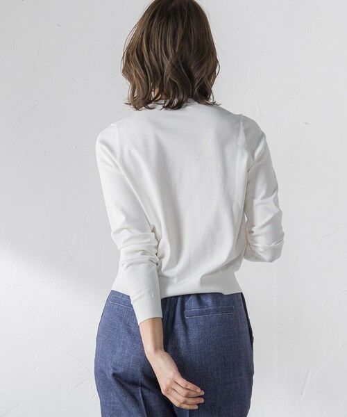 Viaggio Blu / ビアッジョブルー カーディガン・ボレロ | ミモザ刺繍カーディガン≪手洗い可能≫ | 詳細3