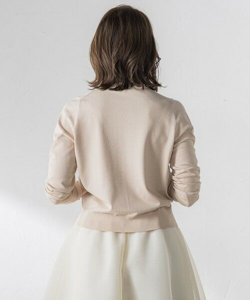 Viaggio Blu / ビアッジョブルー カーディガン・ボレロ | ミモザ刺繍カーディガン≪手洗い可能≫ | 詳細17